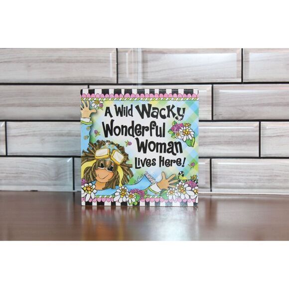 Wacky Woman Tabletop Plaque #A48 - Picture 3 of 9